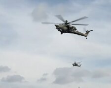 Вертольоти РФ. Фото: скріншот YouTube-відео