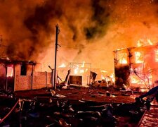 Пожары и разрушения в Балаклее после ночной атаки российских беспилотников