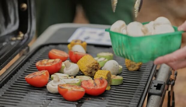 Овощи на гриле. Фото: YouTube