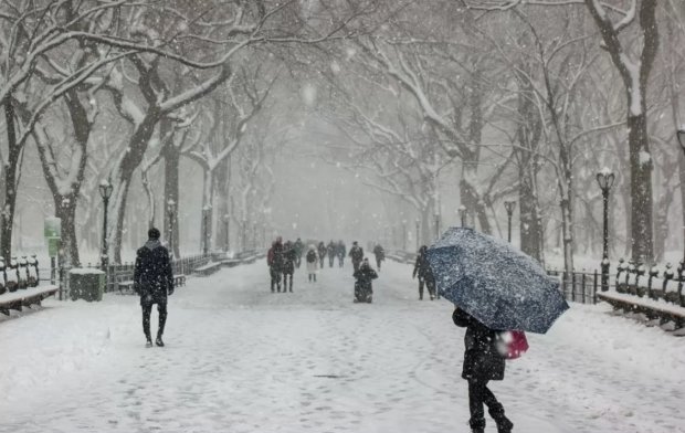 погода в Украине зимой