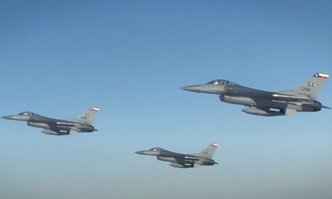 Истребители F-16. Фото: скриншот YouTube-видео