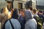 Акция в Киеве под зданием ОП. Фото: скриншот YouTube-видео