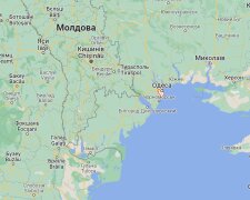 Землетрясение в Одесской области. Фото: скрин Google Карты