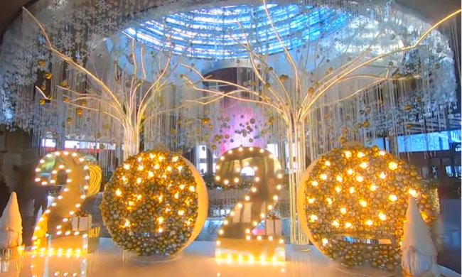 Новый год в Ялте, фото: Скриншот из видео YouTube