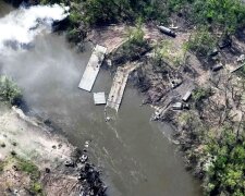 Прорыв Белгородской дамбы - позиции орков затопило, техника в болотах, видео