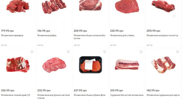 Ціни яловичини.. Фото: unian.net
