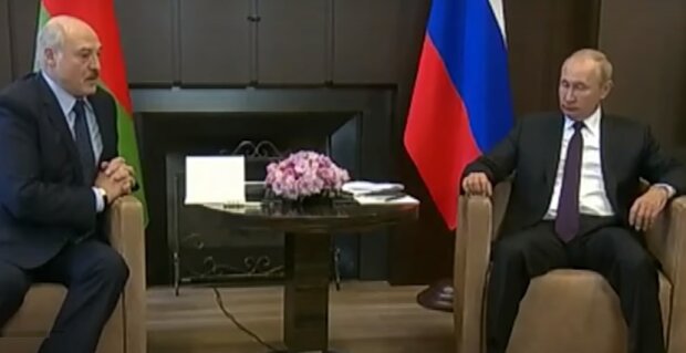 Лукашенко и Путин. Фото: YouTube, скрин