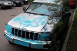 В сети показали, как надо учить хамов, паркующихся на тротуарах. Фото