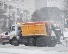 Снегопад в Киеве. Фото: Telegram