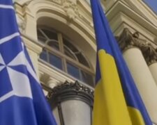 Флаг НАТО и Украины. Фото: YouTube, скрин