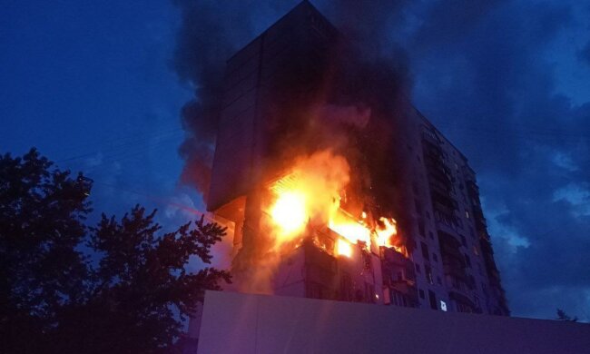 Пожежа. Фото: t.me/mvs_ukraine