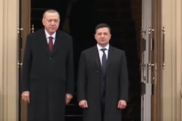 Эрдоган и Зеленский, скриншот YouTube