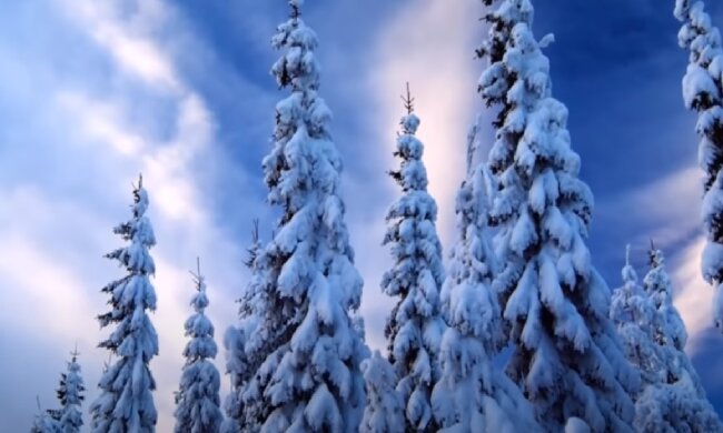 Зима. Фото: скріншот Youtube-відео