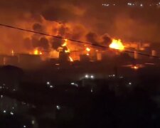 На росії палає НПЗ. Фото: Telegram