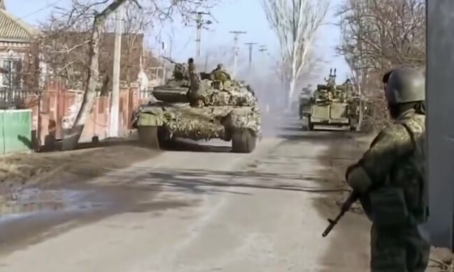 Військова техніка рф. Фото: скріншот YouTube-відео