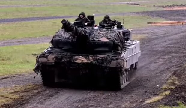 Немецкий танк Rheinmetall Leopard 2. Фото: скриншот YouTube-видео