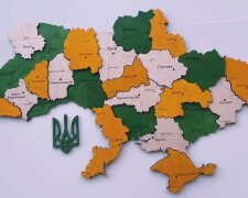 Карта Украины. Фото: скриншот YouTube-видео