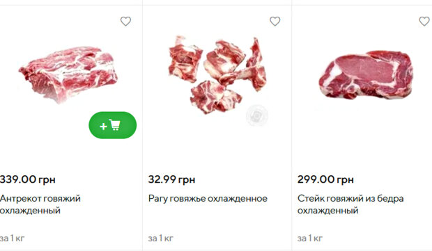 Ціни яловичини. Фото: unian.net