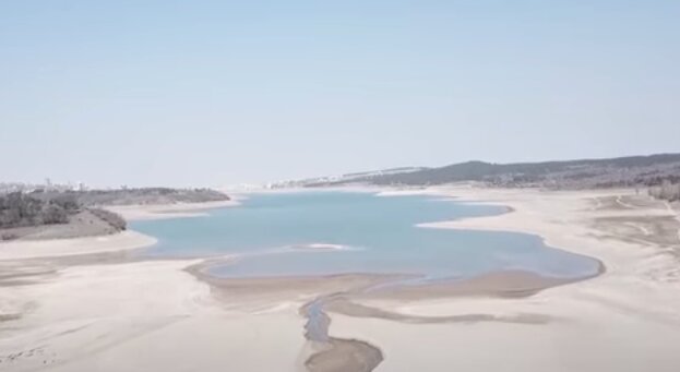Симферопольское водохранилище. Фото: скриншот YouTube
