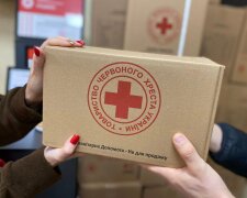 Червоний Хрест — гуманітарна допомога продуктовими наборами