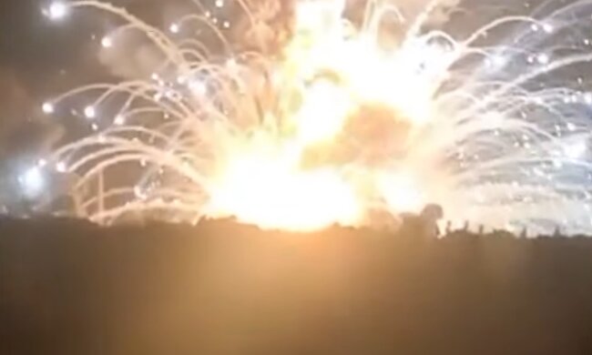 Склад боеприпасов орков. Фото: скриншот YouTube