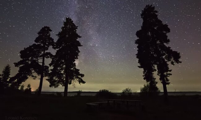 Звездное небо. Фото: скриншот YouTube-видео