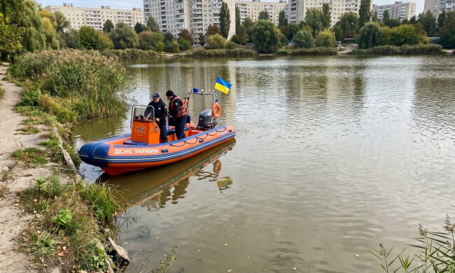 озеро Редькине Київ Оболонь рятувальники пошук