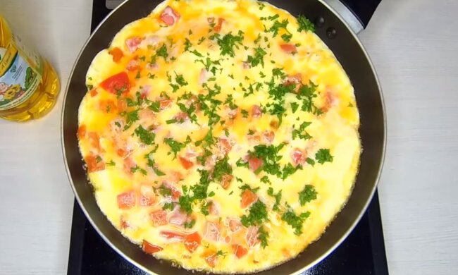 Омлет. Фото: скриншот YouTube