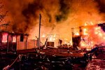 Пожежі та руйнування у Балаклії після нічної атаки російських безпілотників