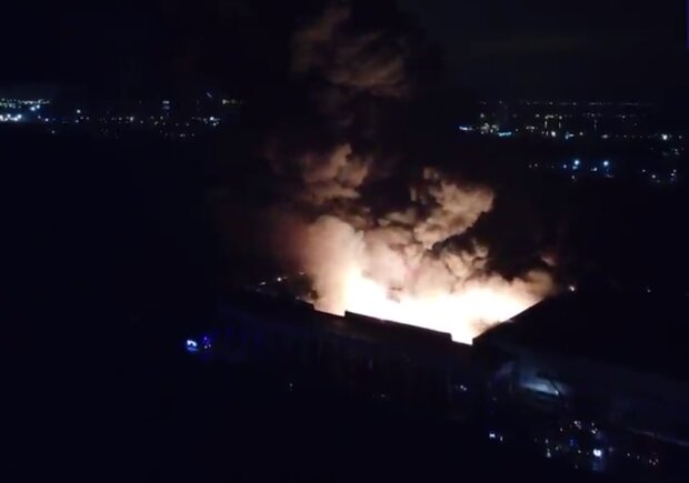 Пожар в санкт-петербурге. Фото: Telegram