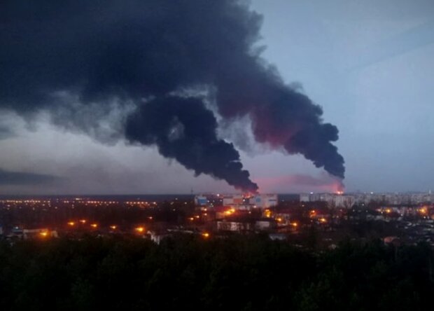 Пожежі в Брянську. Фото: скріншот YouTube-відео