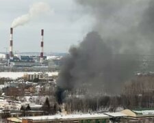 Пожежа в Казані. Фото: ТСН