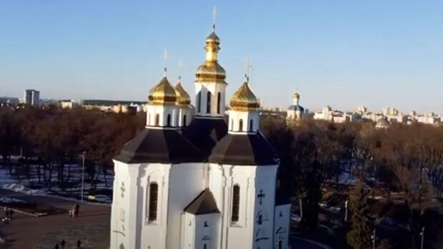 Церква у Чернігові. Фото: скріншот YouTube-відео