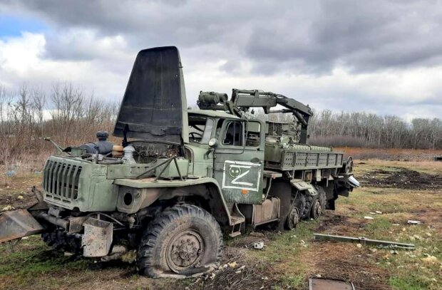 Розбита техніка окупанта. Фото: Генштаб ЗСУ