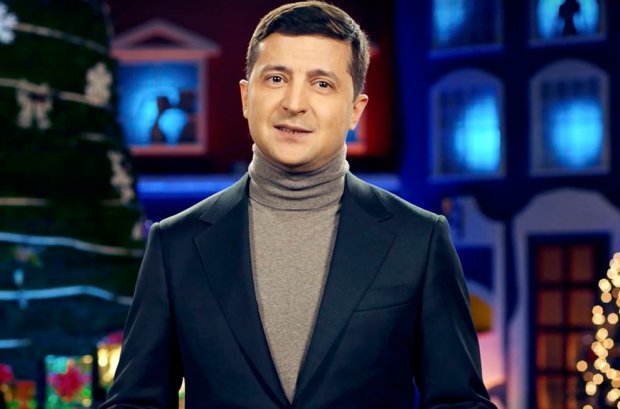 Владимир Зеленский, кадр из новогоднего обращения президента Украины