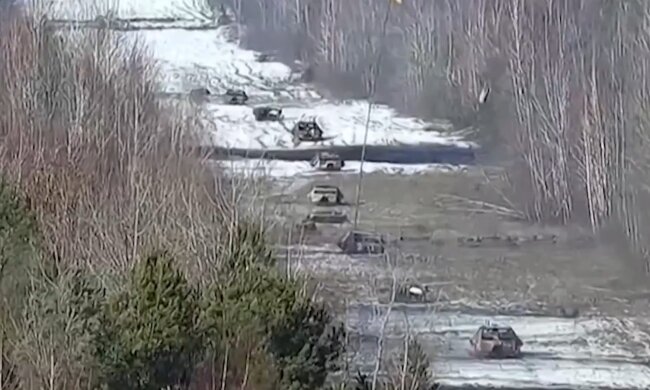 Російські окупанти. Фото: YouTube, скрін