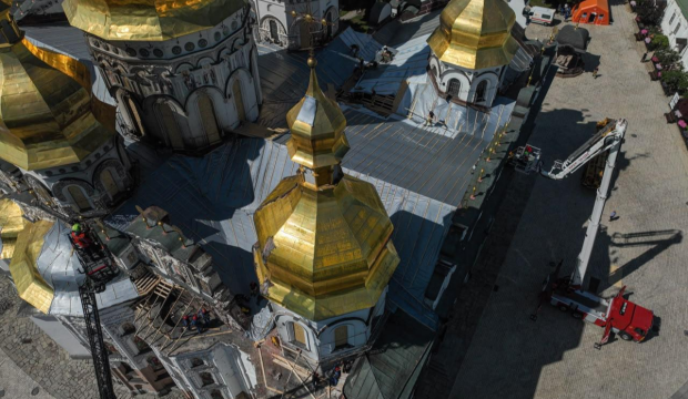 Консервація даху Успенського собору Києво-Печерської лаври
