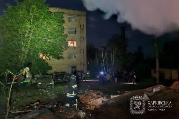 Наслідки обстрілу Харкова: пошкоджені будинки