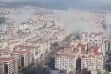 Землетрясение в Турции. Фото: Youtube
