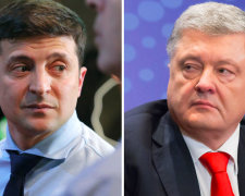 Зеленский и Порошенко завершили дебаты на разных полюсах