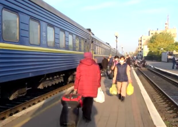 Поезд. Фото: скриншот YouTube-видео