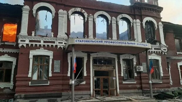Старобільськ, Луганська область — вибух після ураження штабу БпЛА підрозділу «Рубікон»
