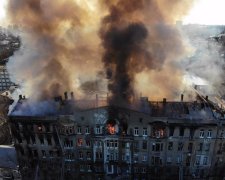 Пожар в Одесском коледже