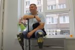 Український військовий після поранення. Фото: скріншот YouTube-відео