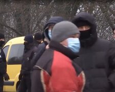 Протест горняков. Фото: скриншот Youtube-видео