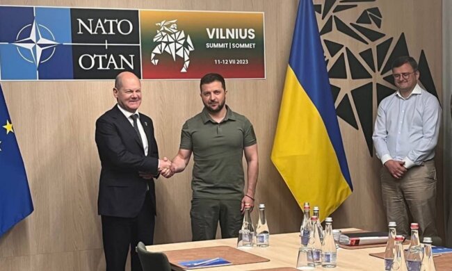 Зеленский и Шольц. Фото: Телеграм