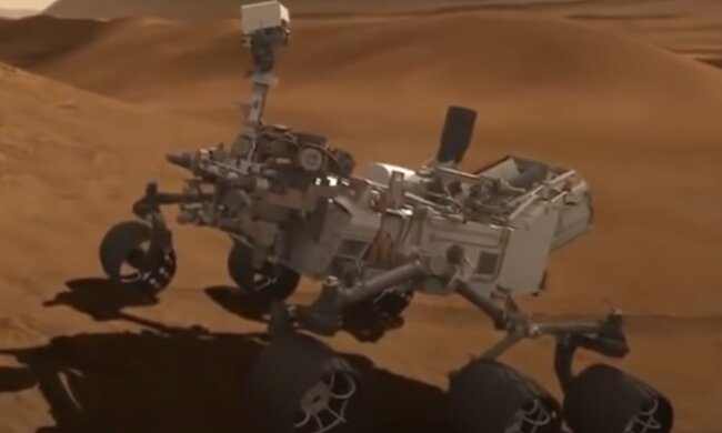 Марсоход Curiosity. Фото: скриншот YouTube