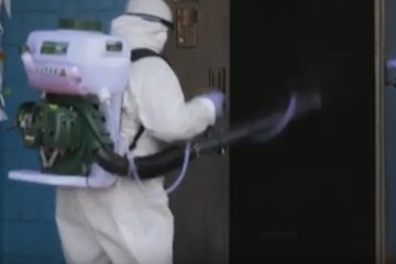 Дезинфекция. Фото: скриншот YouTube