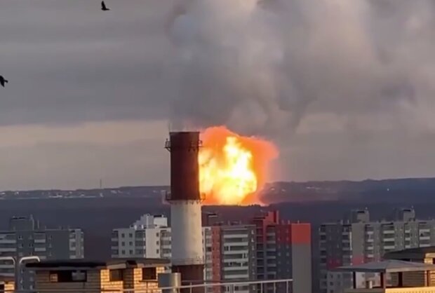 Пожежа на росії. Фото: Telegram