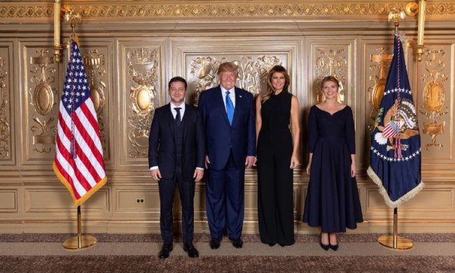 Владимир Зеленский, Дональд Трамп, Мелания Трамп, Елена Зеленская